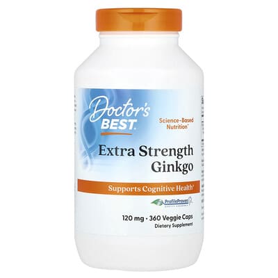 Гинкго, 120 mg, 360 вегетарианских капсул