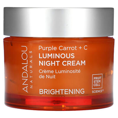 Ночной крем Luminous Night Cream, Purple Carrot + C, осветляющий, 1.7 fl oz (50 ml)