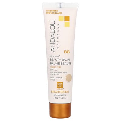 BB-бальзам с витамином C, SPF 30, легкий оттенок, 2 fl oz (58 ml)