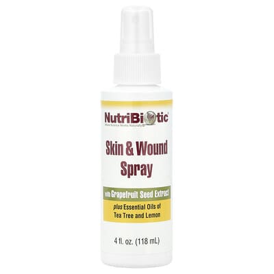 Skin & Wound Spray with Grapefruit Seed Extract, 4 fl oz (118 ml)