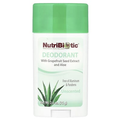 Дезодорант, без запаха, 2.6 oz (75 g)