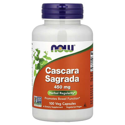 Cascara Sagrada, 450 mg, 100 вегетарианских капсул
