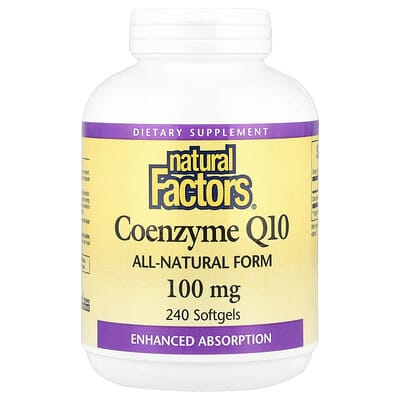 Coenzyme Q10, 100 mg, 240 Softgels