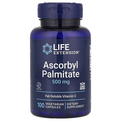 Ascorbyl Palmitate, 500 mg, 100 Vegetarian Capsules