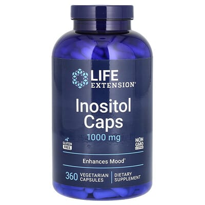 Инозитол Caps, 1,000 mg, 360 вегетарианских капсул