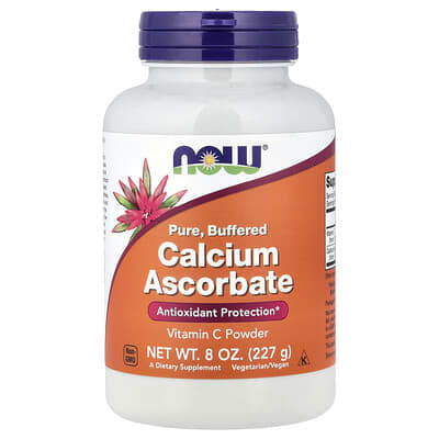 Pure, Buffered Calcium Ascorbate, Vitamin C Powder, 8 oz (227 g)