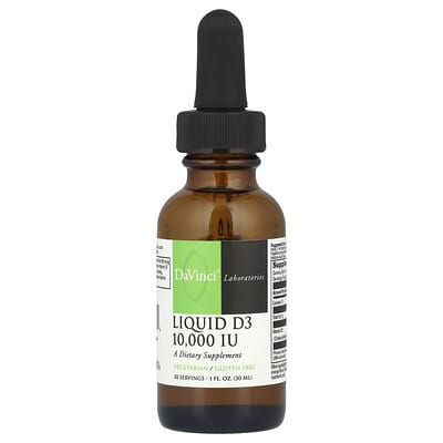 Liquid D3, 10,000 IU, 1 fl oz (30 ml)