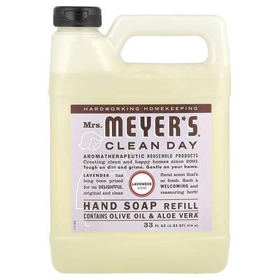 Hand Soap Refill, Lavender, 33 fl oz (975 ml)