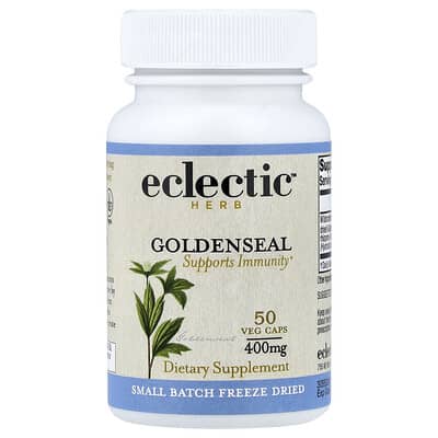 Goldenseal для поддержки иммунитета, 400 mg, 50 Veg Caps