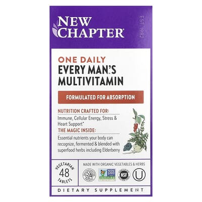 One Daily Every Man's™ Multivitamin, 48 Vegetarian Tablets