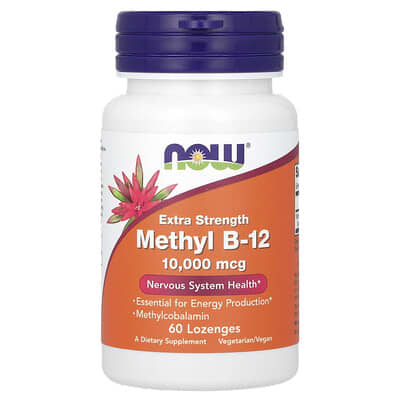 Метилкобаламин B-12, 10,000 mcg, 60 пастилок