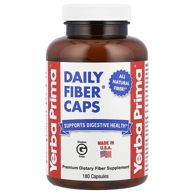 Daily Fiber Caps®, 180 капсул