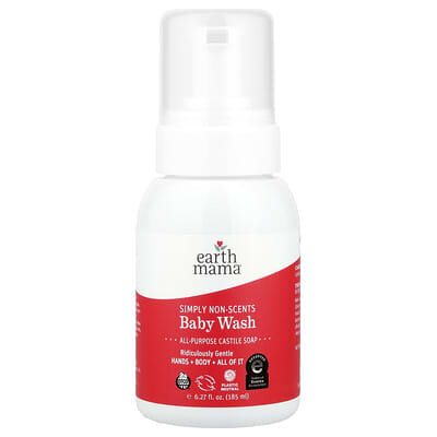 Baby Wash, Simply Non-Scents, 6.27 fl oz (185 ml)