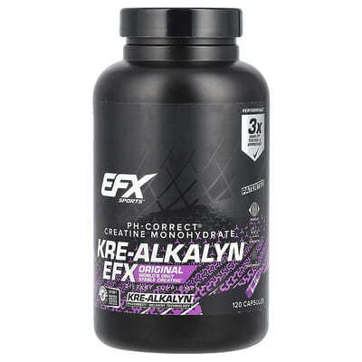 Kre-Alkalyn® EFX, 120 Capsules (750 mg per Capsule)