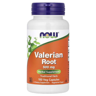 Valerian Root, 100 Veg Capsules (500 mg per Capsule)