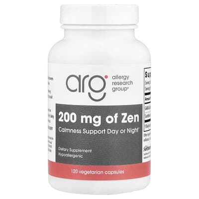 Allergy Research Group Zen, 120 вегетарианских капсул