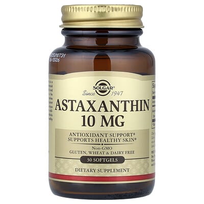 Astaxanthin, 10 mg, 30 мягких капсул