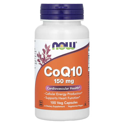 CoQ10, 150 mg, 100 вегетарианских капсул