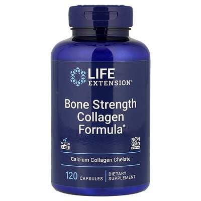 Коллагеновая формула Life Extension для укрепления костей, 120 капсул
