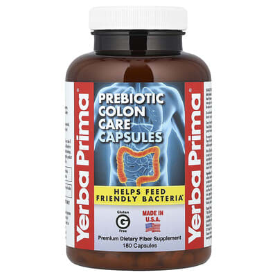 Prebiotic Colon Care, 180 капсул