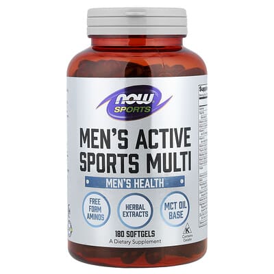 Sports, Men's Active Sports Multi, 180 Softgels