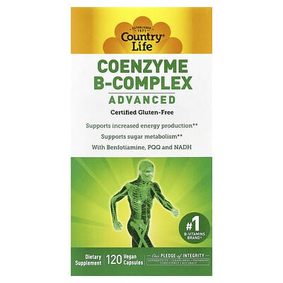 Coenzyme B-Complex, Advanced, 120 веганских капсул