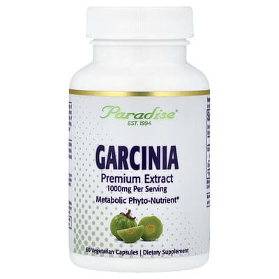 Экстракт Garcinia Premium, 60 вегетарианских капсул (500 mg per Capsule)