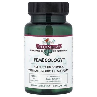 FemEcology™ Вагинальный пробиотик, 30 веганских капсул