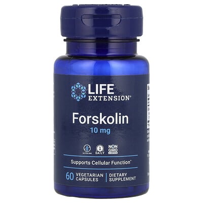 Forskolin, 10 mg, 60 вегетарианских капсул