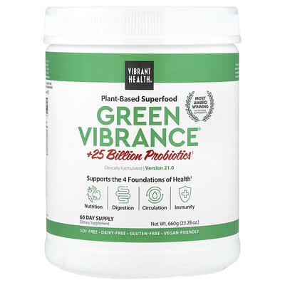 Пробиотики Green Vibrance® +25 Billion, версия 21.0, 23.28 oz (660 g)