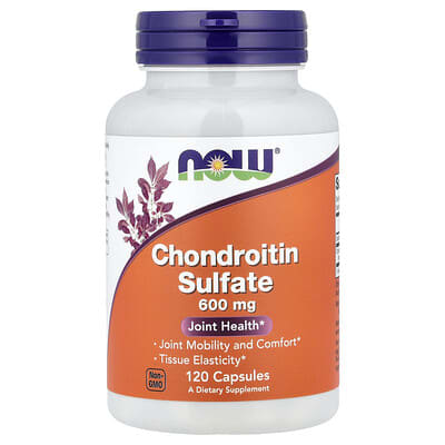 NOW Foods Chondroitin Sulfate, 600 mg, 120 капсул