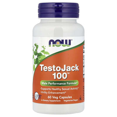 TestoJack 100™, 60 вегетарианских капсул