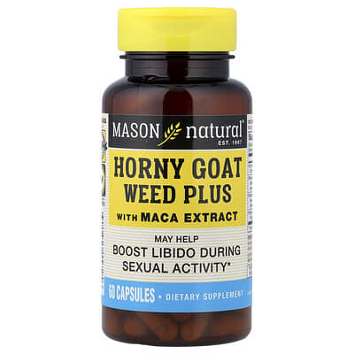 Добавка Horny Goat Weed Plus с экстрактом Maca, 60 капсул
