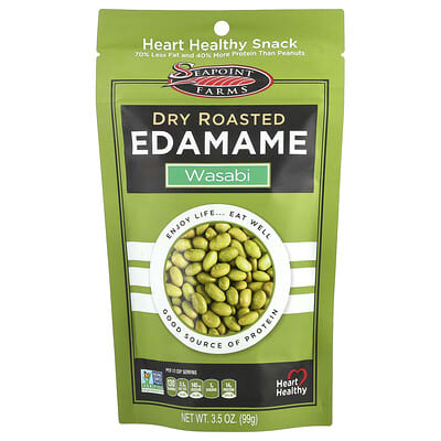 Dry Roasted Edamame, Wasabi, 3.5 oz (99 g)