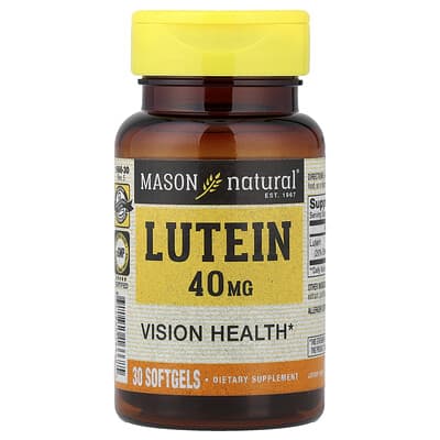 Лютеин Mason Natural, 40 mg, 30 Softgels
