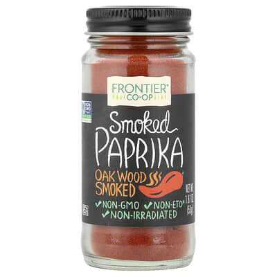Копченая паприка, копченая на дубовых опилках, 1.87 oz (53 g)