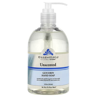 Мыло для рук Clearly Natural Essentials® Glycerin, без запаха, 12 fl oz (354 ml)
