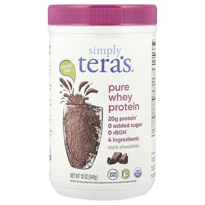 Pure Whey Protein, Dark Chocolate, 12 oz (340 g)