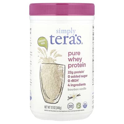 Pure Whey Protein, Bourbon Vanilla, 12 oz (340 g)