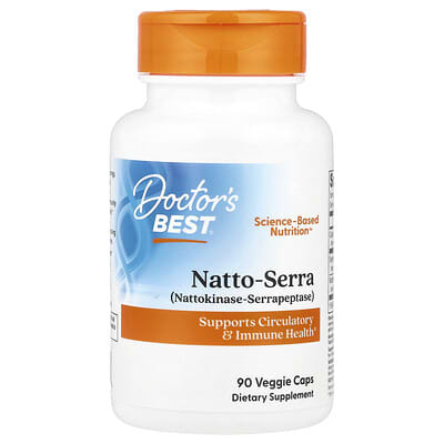Natto-Serra, 90 вегетарианских капсул
