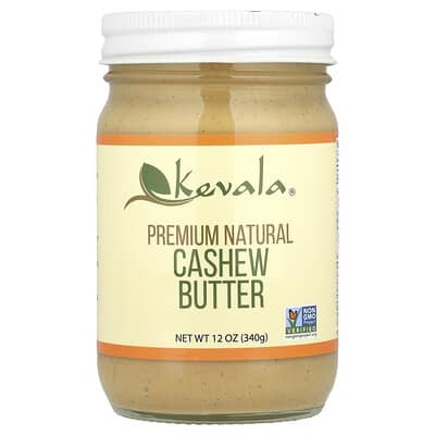 Натуральная паста из кешью премиум-класса, 12 oz (340 g)
