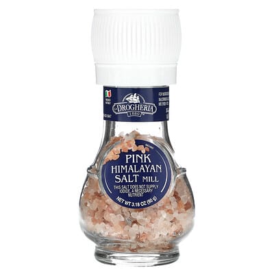 Розовая гималайская соль, мельница, 3.18 oz (90 g)