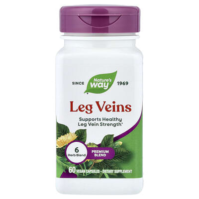 БАД для вен Leg Veins Nature's Way 60 Vegan Capsules