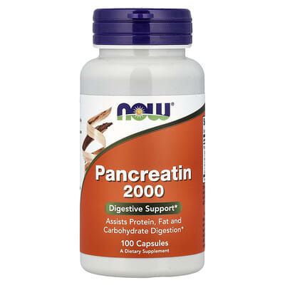 Pancreatin 2000, 100 Capsules (200 mg per Capsule)