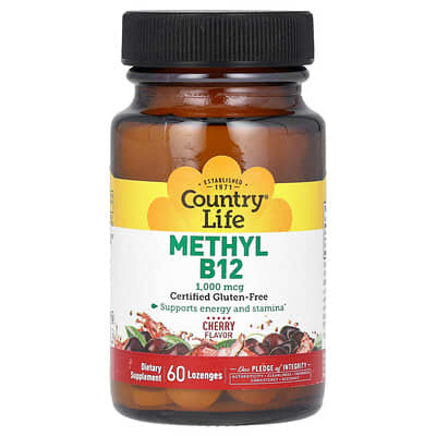Methyl B12, Cherry, 1,000 mcg, 60 Lozenges