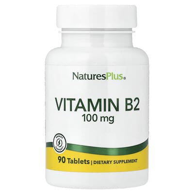 NaturesPlus витамин B2, 100 mg, 90 таблеток