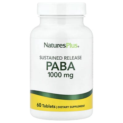 PABA, Sustained Release, 1,000 mg, 60 Tablets