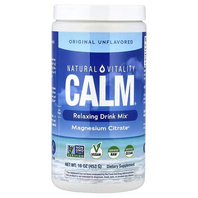 MaxCALM®, напиток для релаксации, без вкуса, 16 oz (453 g)