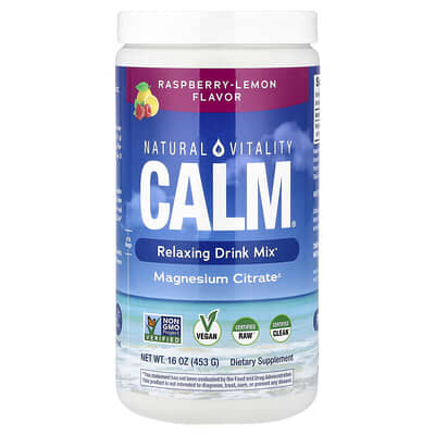 MaxCalm®, Relaxing Drink Mix, Raspberry Lemon, 16 oz (453 g)