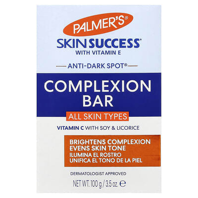 Skin Success® with Vitamin E, Anti-Dark Spot® Complexion Bar Soap, All Skin Types, 3.5 oz (100 g)